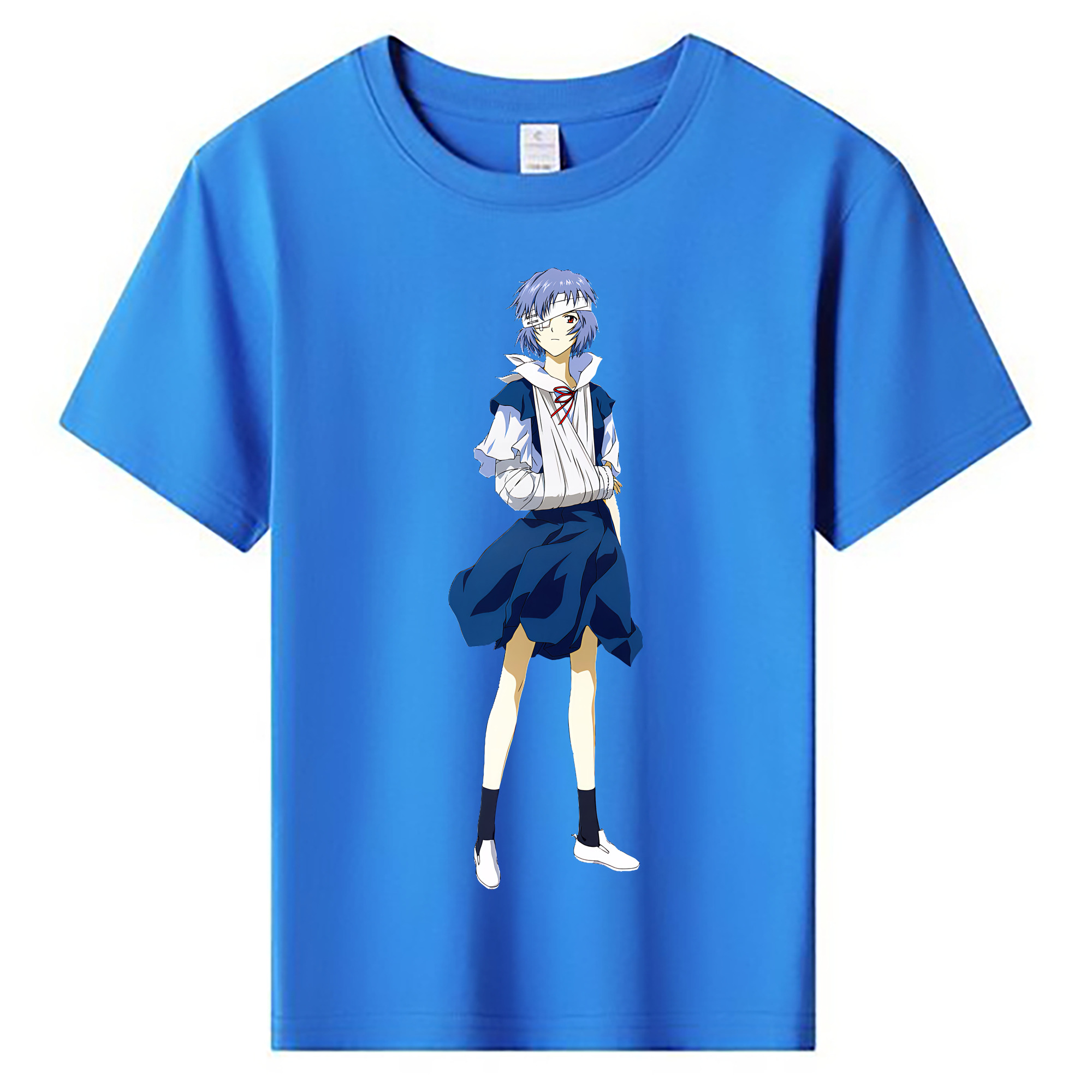 （画像用） EVA 新世紀エヴァンゲリオン 綿100％キッズTシャツ（フロントプリント）